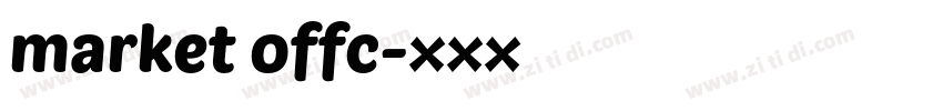 market offc字体转换